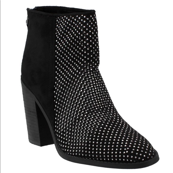 Madden Girl Shoes - Madden Black Rhinestone Boots